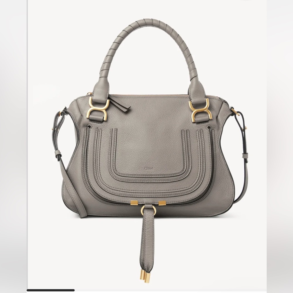 Chloé Marcie Double Carry - Cashmere Gray
